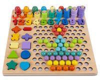 Lernspielzeug Puzzlespiel Früherziehung Nummern Klötzchen Vorschule 17252