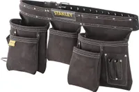 STANLEY Werkzeugtasche STST1-80113, Montagetasche, Werkzeugschürze, Leder-Gürtel