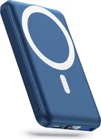 MagSafe PowerBank Wireless, 10000mAh Magnetische Power Bank, 22.5W PD Schnelles Laden mit LED-Display und USB-C Ladekabel für iPhone 16/15/14/13/12
