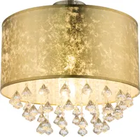 Globo Lighting Deckenleuchte Metall Nickel matt, 1x E27