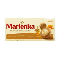 MARLENKA® Honigkugeln - Gebäckkugeln mit Honig - 10 Bälle, 1 x 235g