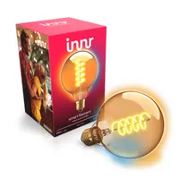 Innr Zigbee E27 LED, funktioniert mit Philips Hue*, smart Filament Globe Lampe warmweiß bis kaltweiß 640lm