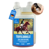 EMMA Devil Liquid Teufelskralle Pferd 1L - Pferde Liquid Gelenk Stärkung Regeneration Unterstützung Bewegungsapparat I Gelenk Futter Mittel