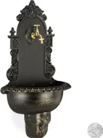 relaxdays XL Wandbrunnen antik