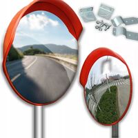 Verkehrsspiegel | Konvexspiegel zur Einsicht von toten Winkeln | Sicherheitsspiegel | Panoramaspiegel 45cm 450mm
