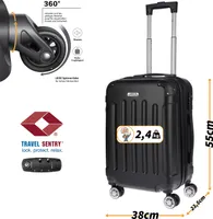 Handgepäck Koffer Trolley Handgepäckkoffer Reiskoffer Hartschale Bordgepäck Leicht
