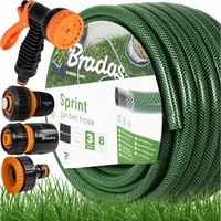 Bradas sada zahradní hadice Sprint 1/2" 50m | pistole, přípojky | zelená