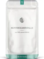 LoWell® 50g Mentholkristalle aus 100% reiner Minze - Ideal als Sauna Aufgussmittel für die Sauna - Wiederverschließbare Beutel - Menthol