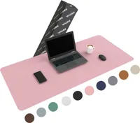 Sonstige Schreibtischunterlage - Kunstleder - Mausunterlage - Rutschfeste Unterlage - Rosa