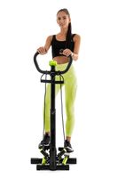 Hop-Sport Stepper HS-055S Noble, Swing Stepper mit LCD-Bildschirm, Stepper für Zuhause mit Lenker - platzsparend und stabil