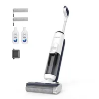 Tineco iFLOOR 5 Breeze Complete Nass Trockensauger, Selbstreinigung Leichtes Kabelloses Saugwischer Kantenreinigung <0.5cm Blau