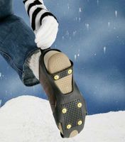 MFH Schuh-Spikes 10 Noppen Rutschschutz Spikes für den Winter überziehbar 