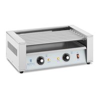 Royal Catering Hot Dog Grill - 7 Rollen - royal_catering - Edelstahl