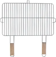 Grillrost mit Holzgriffen 54 x 34 cm
