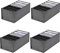 Organizér do zásuvek Organizér na ponožky Organizér do šatny Šatník Úložné boxy na spodní prádlo (balení 4 ks)