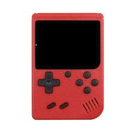 Handheld Spielkonsole Videospielkonsole Gameboy Eingebaute 500 klassische Spiele Kinder Freizeit und Unterhaltung Geschenke Farbe：Dunkelrot