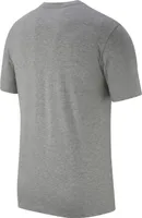 Nike T Shirt Herren Rundhals aus Baumwolle, Größe:XXL, Farbe:Weiß