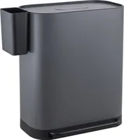 SVITA MLT2X30 Mülleimer Treteimer 60l 2 Fächer mit Deckel Grau