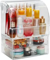 Make-up Storage Akrylový prachotěsný kosmetický organizér 3 zásuvky Kosmetický box