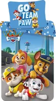 Paw Patrol Go Team - Kinder Bettwäsche Set 135 140x200 und 70x90 -  Baumwolle