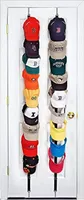 Cap Rack, Baseball Kappen Halter Verstellbar Tür Kappen Gestell Caps Halter Baseball Caps Organizer Schrank Hängend Kappen