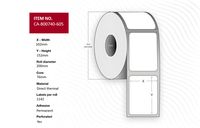 Etikett 102 x 152 mm, Kern 76 mm,