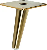 Metallfuß aus Stahl 10 CM schräg, Sofafuß, Schrankfuße, Metallfüße, Antikes gold