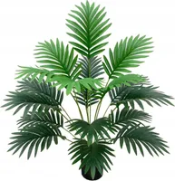SZTUCZNA Roślina PALMA do 40cm DEKORACJA do DOMU BIURA PATIO Realistyczna