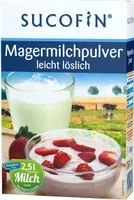 SUCOFIN Magermilchpulver 9 x 250g ideal als Kaffeeweißer, Milchpulver zum Backen, reich an Nährstoffen