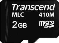 Transcend TS2GUSD410M 410M Micro SD Class 10 UHS-I U1 V10 A1 microSDHC Speicherkarte, 2 GB, Class 10 / UHS-I