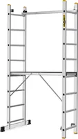 Drabest, Aluminiumgerüst, 2X8, gerüst, Leitergerüst, leiter gerüst 150kg, alu gerüst, arbeitsplattform,  plattform alu gerüst
