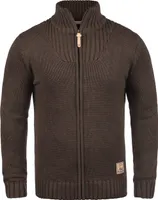SOLID SDPoul Herren Strickjacke Cardigan Grobstrick Pullover mit Stehkragen Baumwollmischung Regular fit