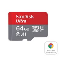 SanDisk Ultra® microSDXC™-Karte für Chromebook™ 64 GB, 120 MB/s, A1/U1/C10