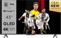 TCL C641 QLED 4K UHD Fernseher 43 Zoll (108cm), HDR10+
