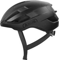 ABUS Rennradhelm WingBack – einfacher Roadhelm für sportliches Fahren im Alltag und in der Freizeit – für Erwachsene und Jugendliche – Schwarz, Größe M