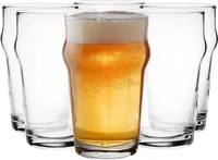Glasmark KROSNO 1992 Biergläser-Set 0,3 Liter Gläser Für Bier Bierseidel Bierkrug Gläser Für Craft Beer Bierglas British Pint 6x300 ml