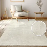 Teppich Wohnzimmer, moderne geometrisch abstrakte Muster, 3D-Effekt Grösse 160x220 cm