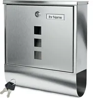 VERDA Briefkasten XL EDELSTAHL Wandbriefkasten Mailboxen Postkasten SN3631