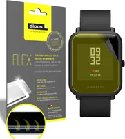 3x Schutzfolie für Huami Amazfit Bip S Folie, 100% Displayabdeckung, dipos Flex