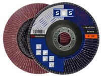 SBS® Fächerscheibe Standard I 125mm I Korn 40 I 10 Stück