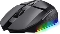 Trust Gaming GXT 110 Felox Wiederaufladbare Kabellose Gaming-Maus, 80 Stunden Akkulaufzeit, 800-4800 DPI, LED-Beleuchtung, 6 Tasten, Wireless Mouse für PC, Laptop, Computer, Windows – Schwarz