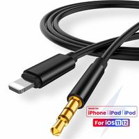 Lightning zu 3.5 mm Kabel Klinkenbuchse Klinkenstecker Audio AUX Stecker Adapter für iPhone X 8 Plus 11 12 Pro Max