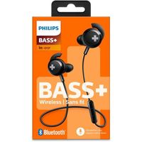 Philips SHB4305BK Bass+ In-Ear Bluetooth Kopfhörer schwarz