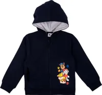 Paw Patrol Sweatjacke für Jungen - Kinder Kapuzenpullover mit Reißverschluss Hoodie Blau 98-104