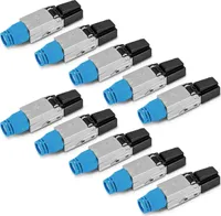 Netzwerk Stecker 10x Cat8 CAT8.1 Netzwerkstecker RJ45 werkzeuglos Metall 2000MHz