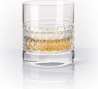 Sklenice na whisky B.Bohemian TADIS 320 ml, 4 ks, handmade decor sklenice, ručně vyráběná dekorace, exkluzivní dárek
