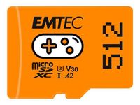 EMTEC MicroSD Card 512GB SDXC CL.10 UHS1 U3 V30 A1 Gaming