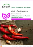 SAFLAX - Chili - De Cayenne - 20 Samen - Capsicum annum