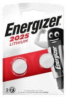 Energizer Knopfzelle CR 2025 Lithium, 3 V. 2er Pack