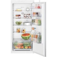 Bosch KIR41NSE0 Einbaukühlschrank, Serie 2, Nischenhöhe: 122,5cm, 204l, Schleppscharnier, LED-Beleuchtung, weiß